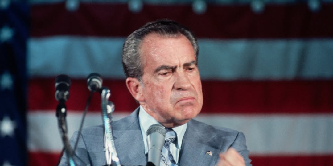 JimLichtman's tweet photo. THE ORWELLIAN REWRITE OF WATERGATE

Trump’s DOJ is reviewing whether Watergate prosecutors committed misconduct. 
Comparing it to Trump, JD Vance said the “deep state” took Nixon down. 

This isn’t about the past. It’s about legitimizing the present. https://t.co/BxGXO1hQXs