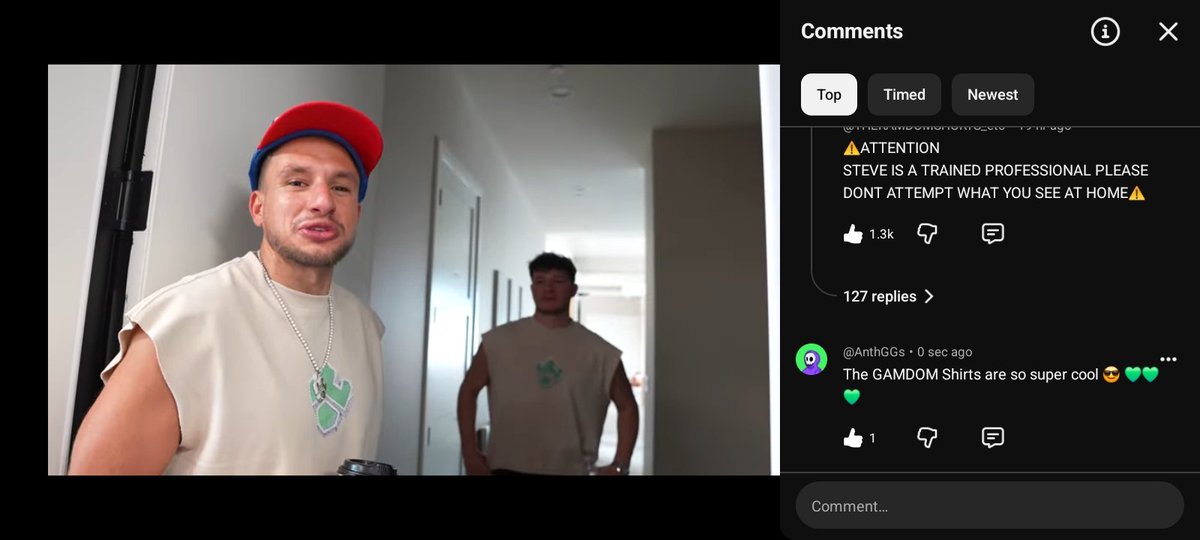 anthGGs's tweet photo. @stevewilldoit I watched it and I enjoyed it
I need more videos ππ
#SWDI NO.1
#GAMDOM #1
@stevewilldoit βοΈ https://t.co/MvXbbMEXqw
