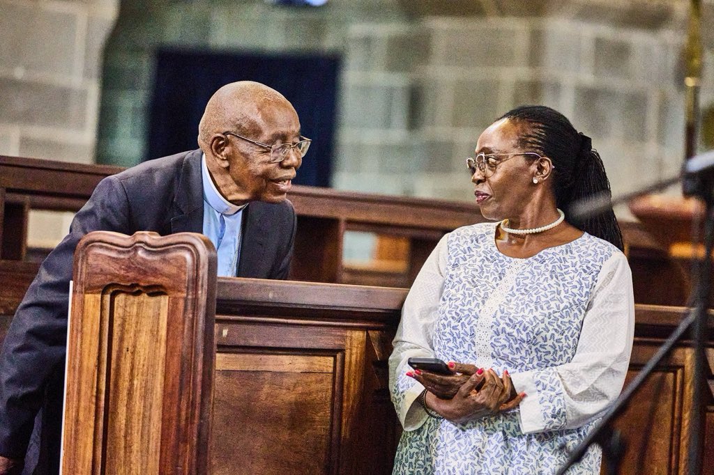 bonifacemwangi's tweet photo. Today, I joined my friend and PLP party leader Martha Karua, together with her family and friends, for the memorial service of her late father, Mwalimu Jackson Karua.

We celebrated his life. His legacy will live on through the family he raised and the many lives he touched.
Rest in peace, Mwalimu Karua.