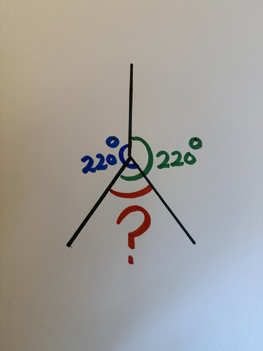 GeometryPuzzles's tweet photo. Try to solve this angle https://t.co/UGk30yeiq2