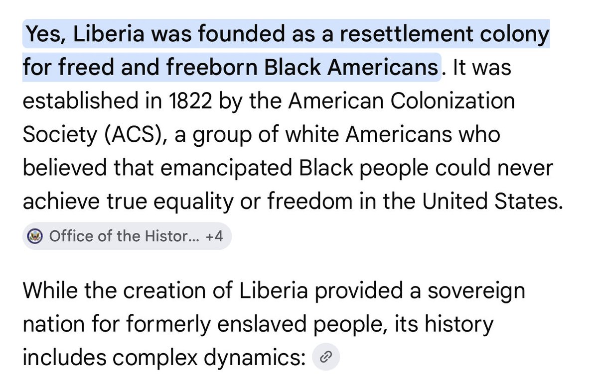 WhyteBack's tweet photo. @1hot_Bitch @fbanwa9 We created your own country, not sure why you ‘freed men’ can’t go make wakanda in Liberia 🙄 https://t.co/P7fDwE27DG