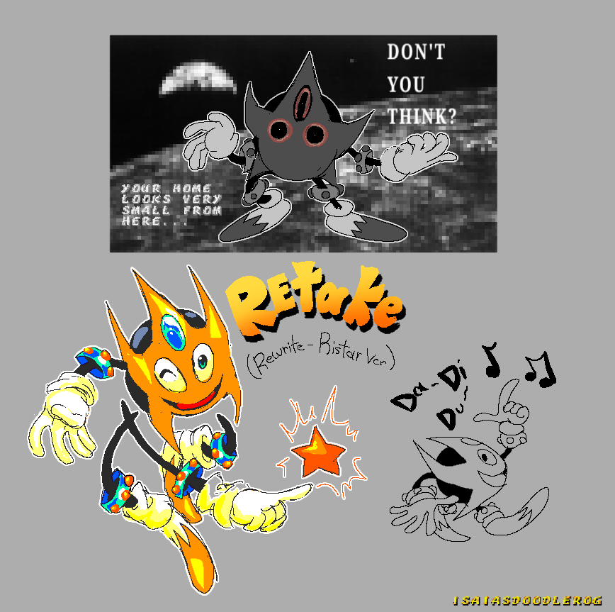 isaiasdoodlerOG's tweet photo. A concept I made for the Rewrite Ristar rush version⭐ (small info in thread).
#ristar #execommunity #rewritesweep https://t.co/kaY09Oigk4