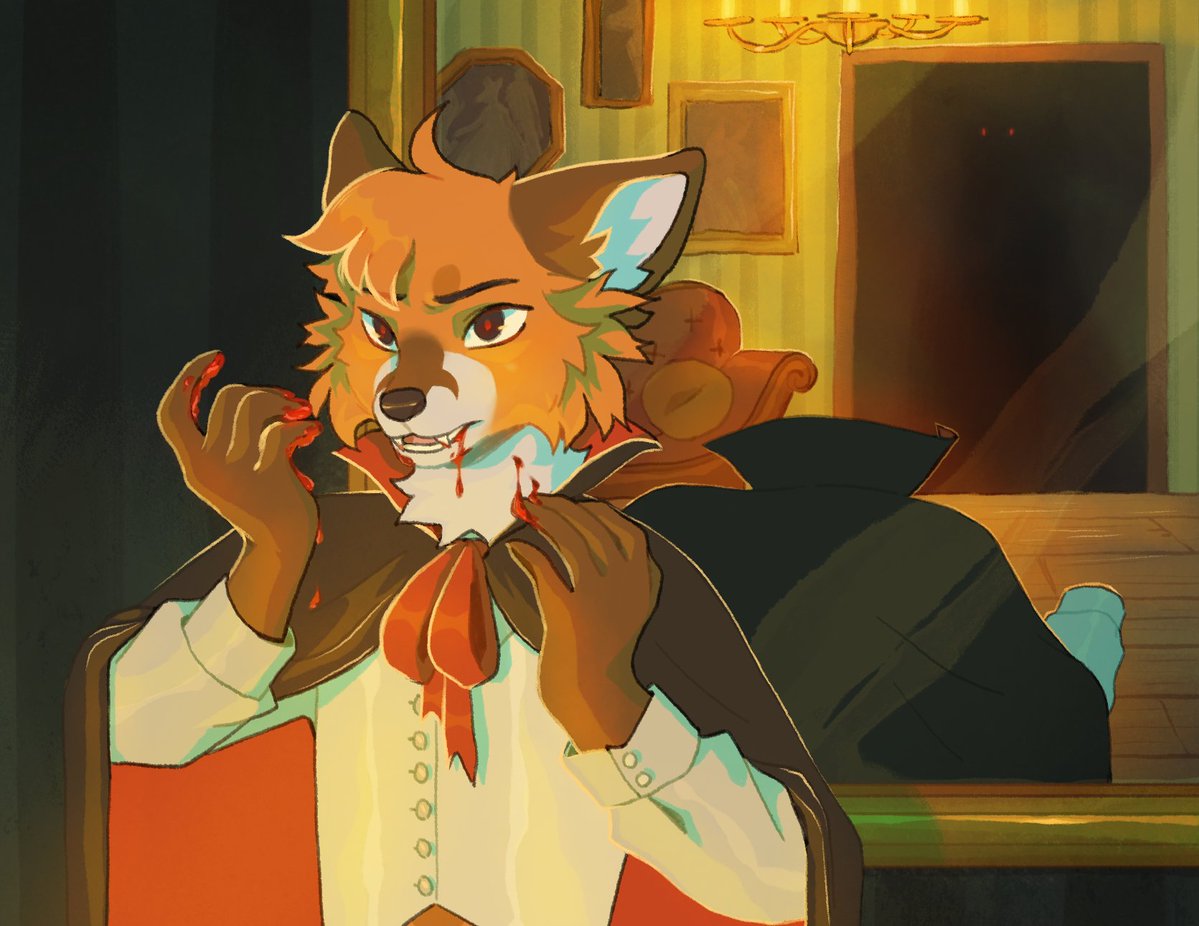 CopperTheFox_'s tweet photo. IT'S SPOOKY MONTH THAT MEANS FOXPIRES ARE ABOUT LOOKING FOR SWEET SWEET BERRIES :D https://t.co/wSE7laEOnm