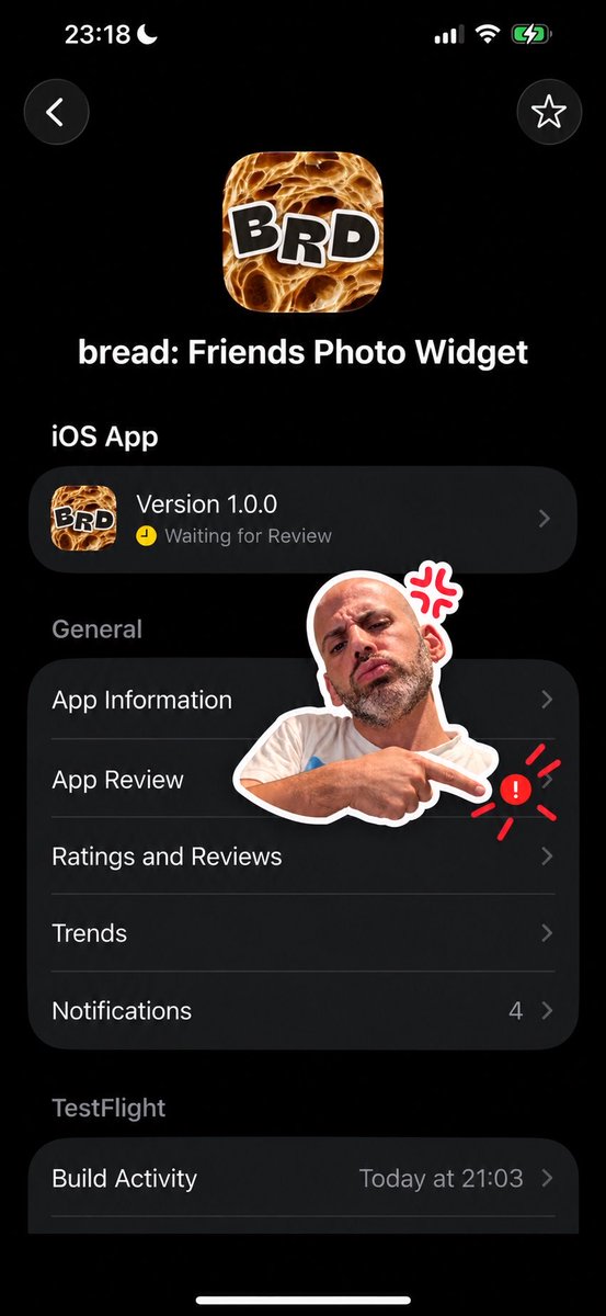 liorpesoa's tweet photo. Anyone ever got their app approved on first submission? 😅 https://t.co/ykpSQQgLRe
