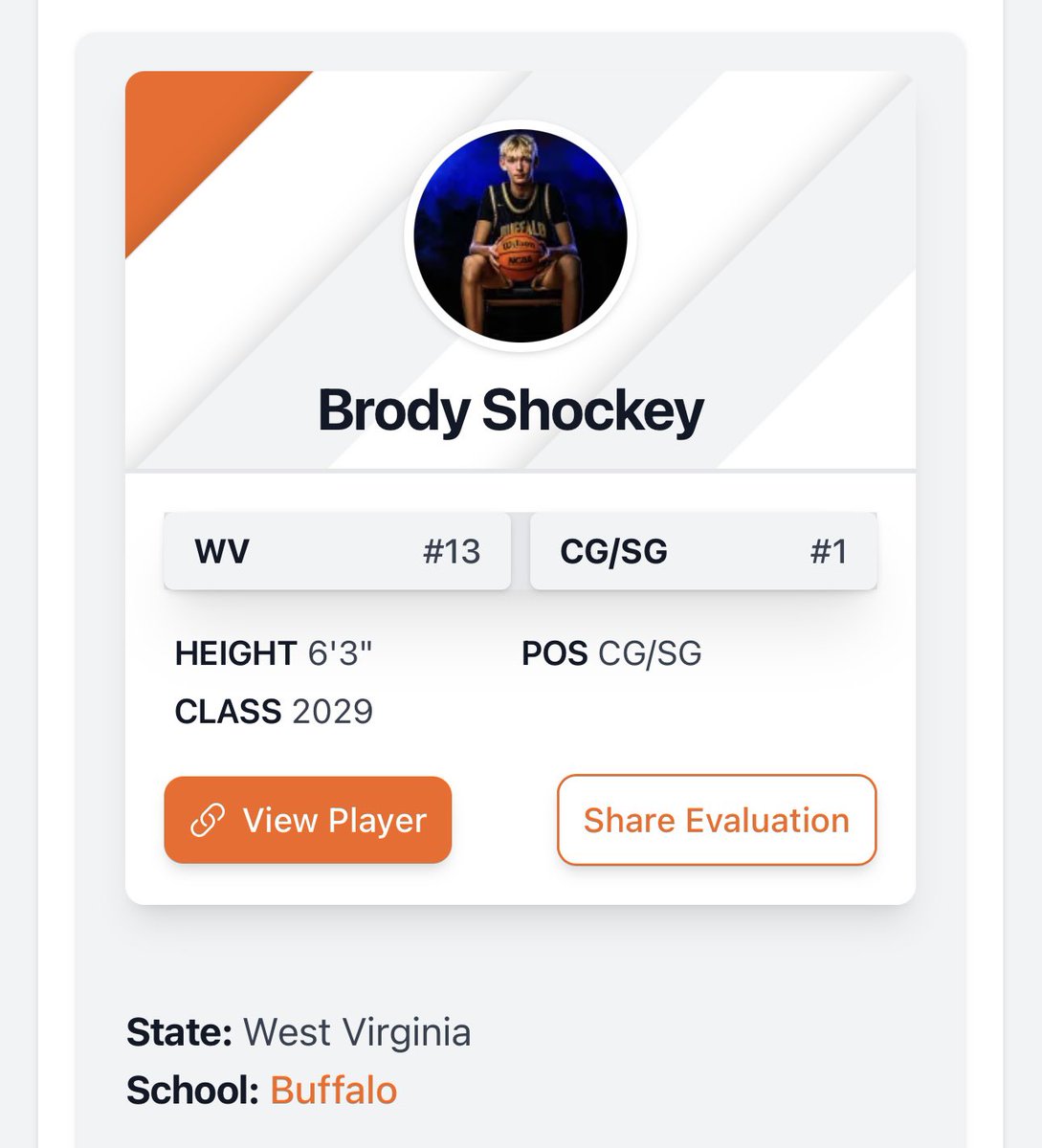 BrodyShockey's tweet photo. Thankful for my ranking, looking forward to helping our team have a great season and achieve our team goals. 
@PrepHoops_WV https://t.co/XPTIqFiVoL