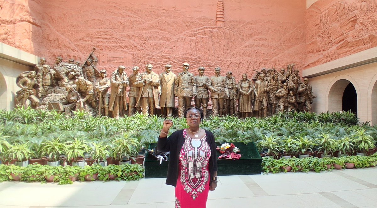luqmannation1's tweet photo. Pan-African, anti-imperialist, internationalist RED SALUTE to the People's Republic of China on the anniversary of its founding. I am so glad I went to see for myself. https://t.co/asKbFrIPnD