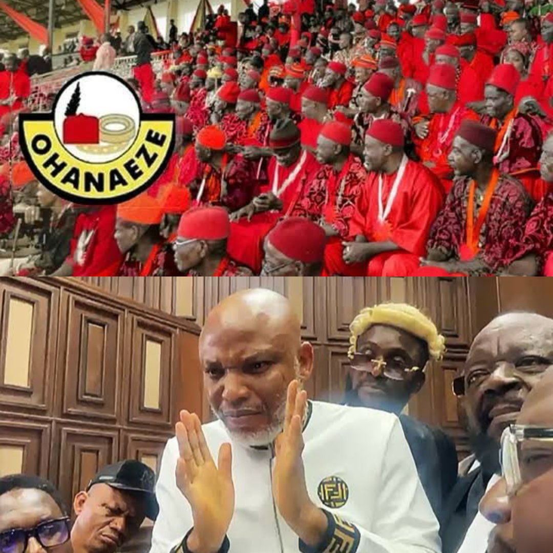 NigeriaStories's tweet photo. BREAKING : Ohanaeze Ndigbo, has renewed its call on President Bola Tinubu to release the detained leader of the Indigenous People of Biafra (IPOB), Mazi Nnamdi Kanu, as a pivotal step toward national healing and reconciliation. https://t.co/0vvbMpyalD