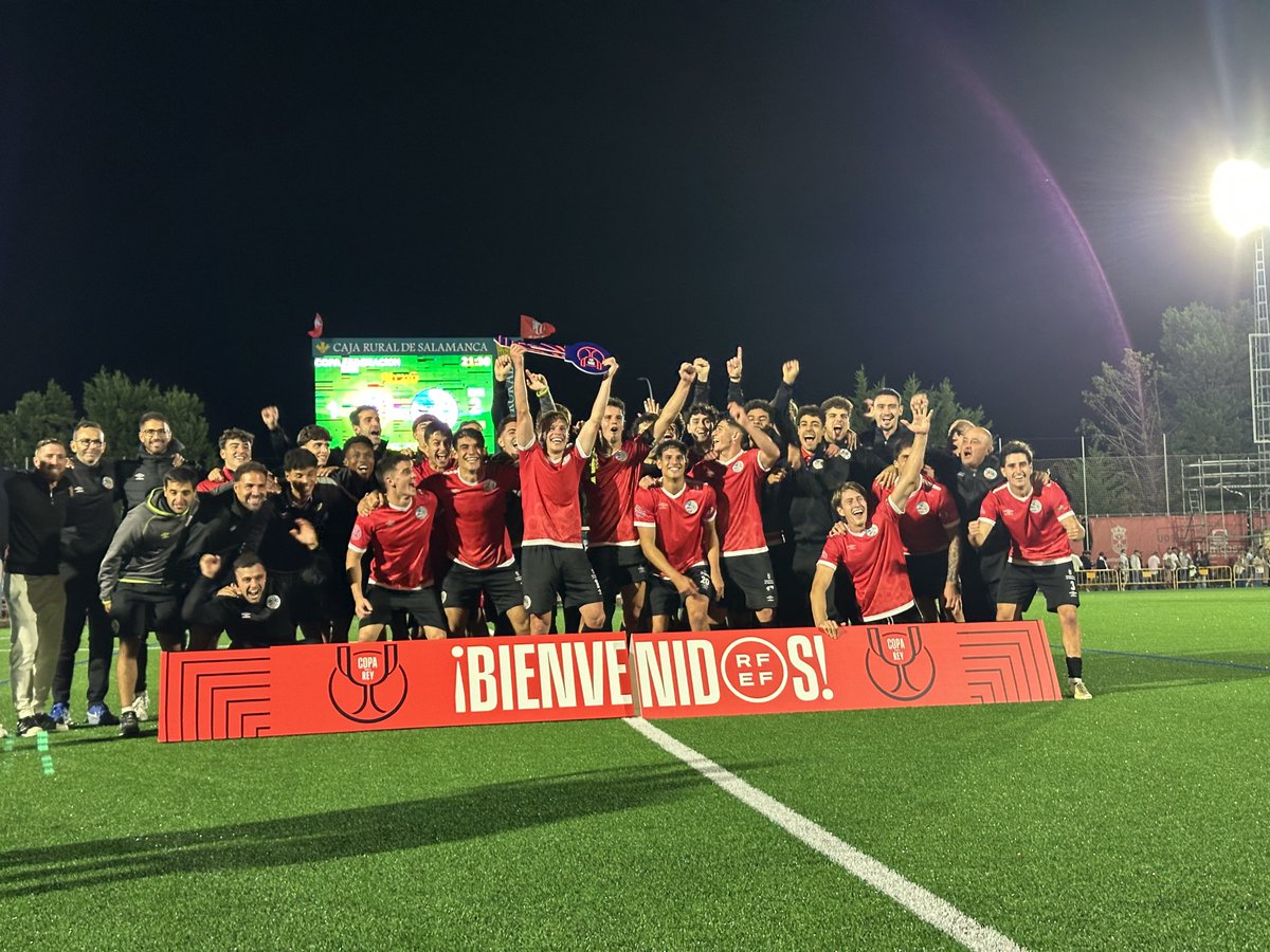 SalamancaCFUDS's tweet photo. ¡¡QUE SÍ, QUE ESTAMOS EN COPA DEL REY!! 🏆

#TodoEmpiezaAquí | #UnidosParaCrecer https://t.co/MKwGffugCC