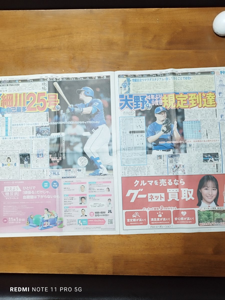 alomanaty's tweet photo. 球団の判断は白だけど戦力外
毎日行われている戦力外通告と
一緒です。Dragonsは長年Bクラス、獲得に動くのはアリだと思っていますが球団の判断は?
大野投手来年も頑張れ〜〜
細川選手来年は３５本打ちましょう。明日最終戦こそ勝ちましょう https://t.co/w0PtdgHpxv