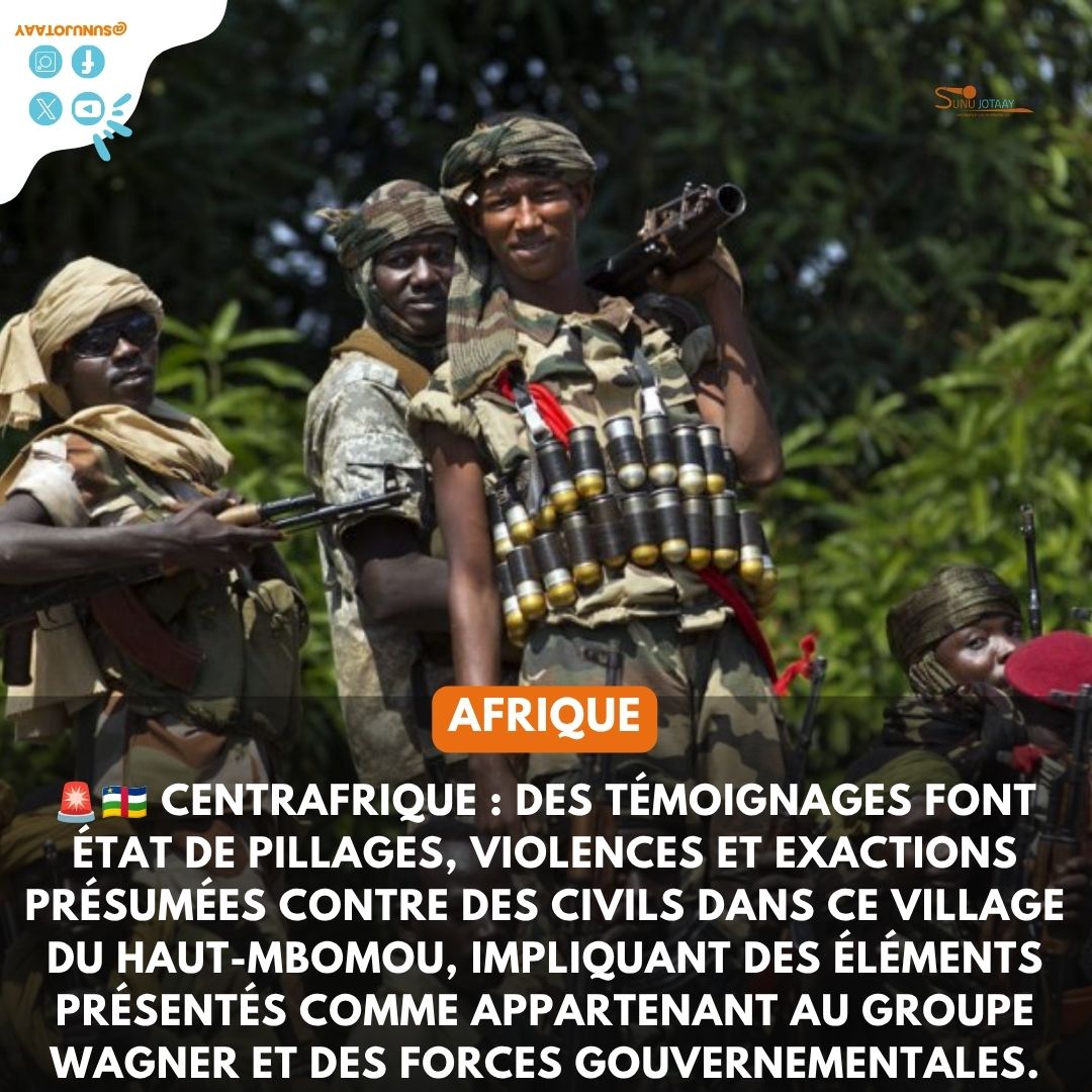 sunujotaay48281's tweet photo. Les faits doivent être vérifiés de manière indépendante.

#Centrafrique #RCA #HautMbomou #Bahare #Zemio #DroitsHumains #MINUSCA #Sécurité #CriseHumanitaire #Afrique #Actualité #News #FYP https://t.co/P5nbkwdbWG