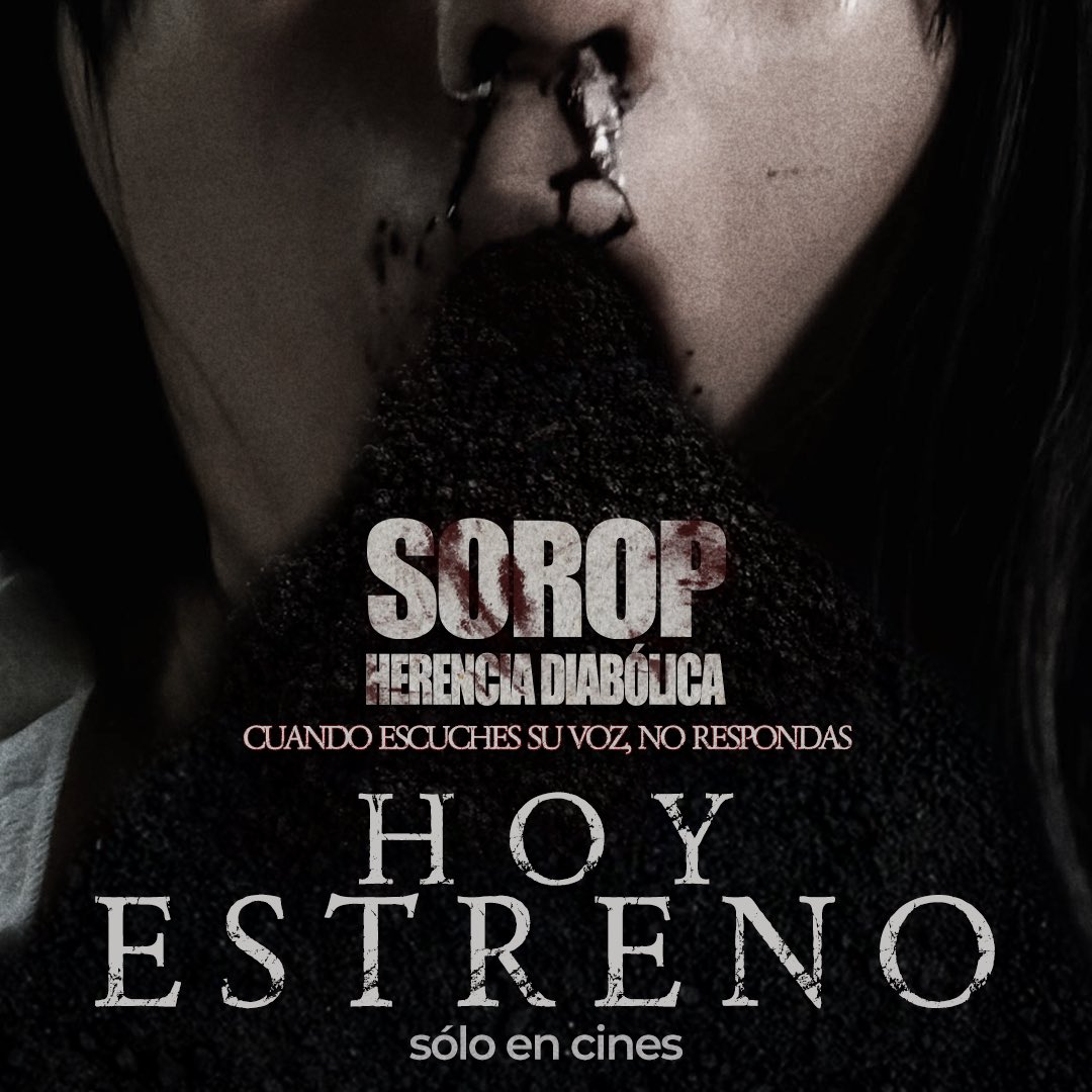 mx_darkside's tweet photo. ¡YA DISPONIBLE! 😱
#SOROP: Herencia Diabólica 🏚️💀🪦
Estreno hoy 01 de octubre 🗓️ sólo en cines 🎬
-
-
-
#horrorstory #peliculadeterror #sobrenatural #paranormal https://t.co/SZJyZqXf4m