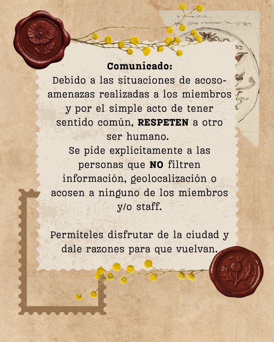 PurpleLineSpain's tweet photo. Esto no es una cuestión solo de #armycolombia es algo que en mayor o menor medida ha sucedido en otros países y NO debería estar pasando, en ningún momento. Si eres Army actúa correctamente, si realmente admiras dales razones para darle recuerdos preciosos, no momentos desagradables. #armybts sostiene a otras Armys y sostiene a BTS. 

Todos somos humanos, con sentimientos,pensamientos y emociones, ser famoso no es un justificante para soportar el mundo entero a tus espaldas.

#armylatam sé que será capaz de transmitir los mejores mensajes, desde España, les mandamos mucho ánimo, sé que es complicado lidiar con situaciones que a veces no se pueden controlar como nos gustaría 💜.