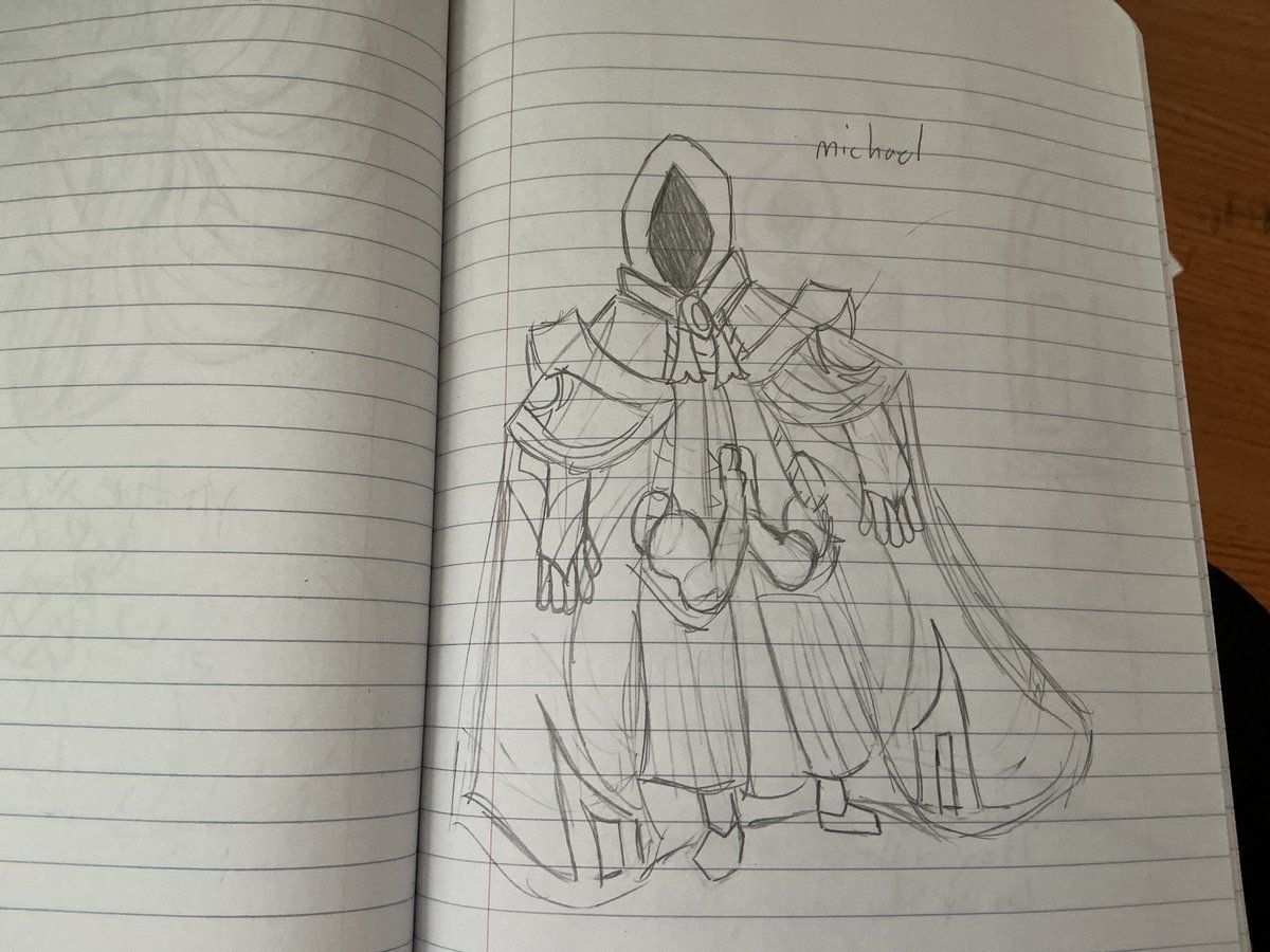 CeeingSea's tweet photo. drawing Michael Fanart/doodles until I get a role as a voice actor in Ultrakill [DAY 10] #Ultrakill https://t.co/rJIw4epwS1