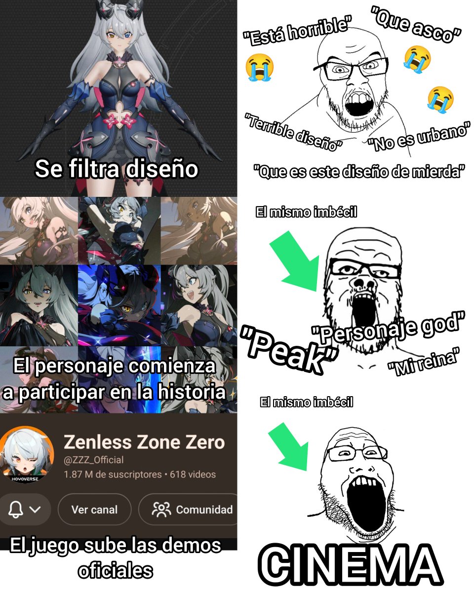 Emilio_Manbavan's tweet photo. Es que puedo ejemplificarlo con cualquier personaje y es exactamente la misma mierda xD https://t.co/rAyugHiL1q