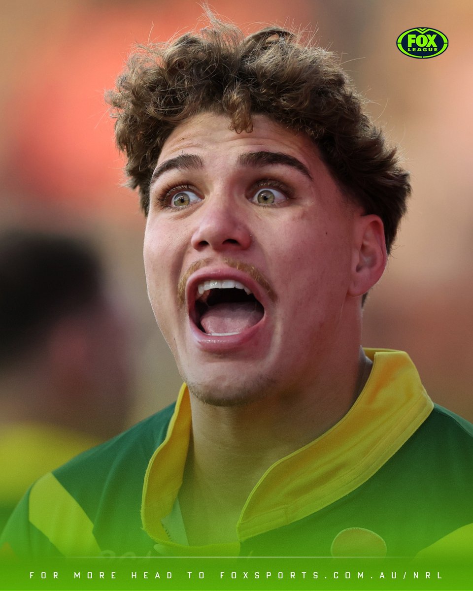 FOXNRL's tweet photo. While all eyes are rightly on Sunday’s grand final, attention will quickly turn to the Rugby League World Cup soon after as Kevin Walters prepares to name his squad less than 24 hours later 🧐

We break down the key positional battles and an NRL great provides his verdict on who should be selected... with one position likely to be decided in this weekend's decider 👀

READ MORE 👉 https://t.co/Xsjp4bzlco