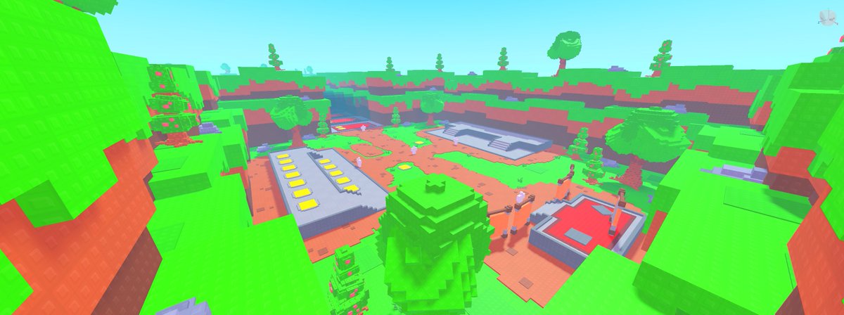 victorluau's tweet photo. My second Stud Map 🌳

Heavily inspired by +1 Evolution style games,
happy with how this one turned out, let me know what you think 🛠️

#roblox #robloxstudio #robloxdev #robloxmap #robloxart https://t.co/7EaSE472Kq