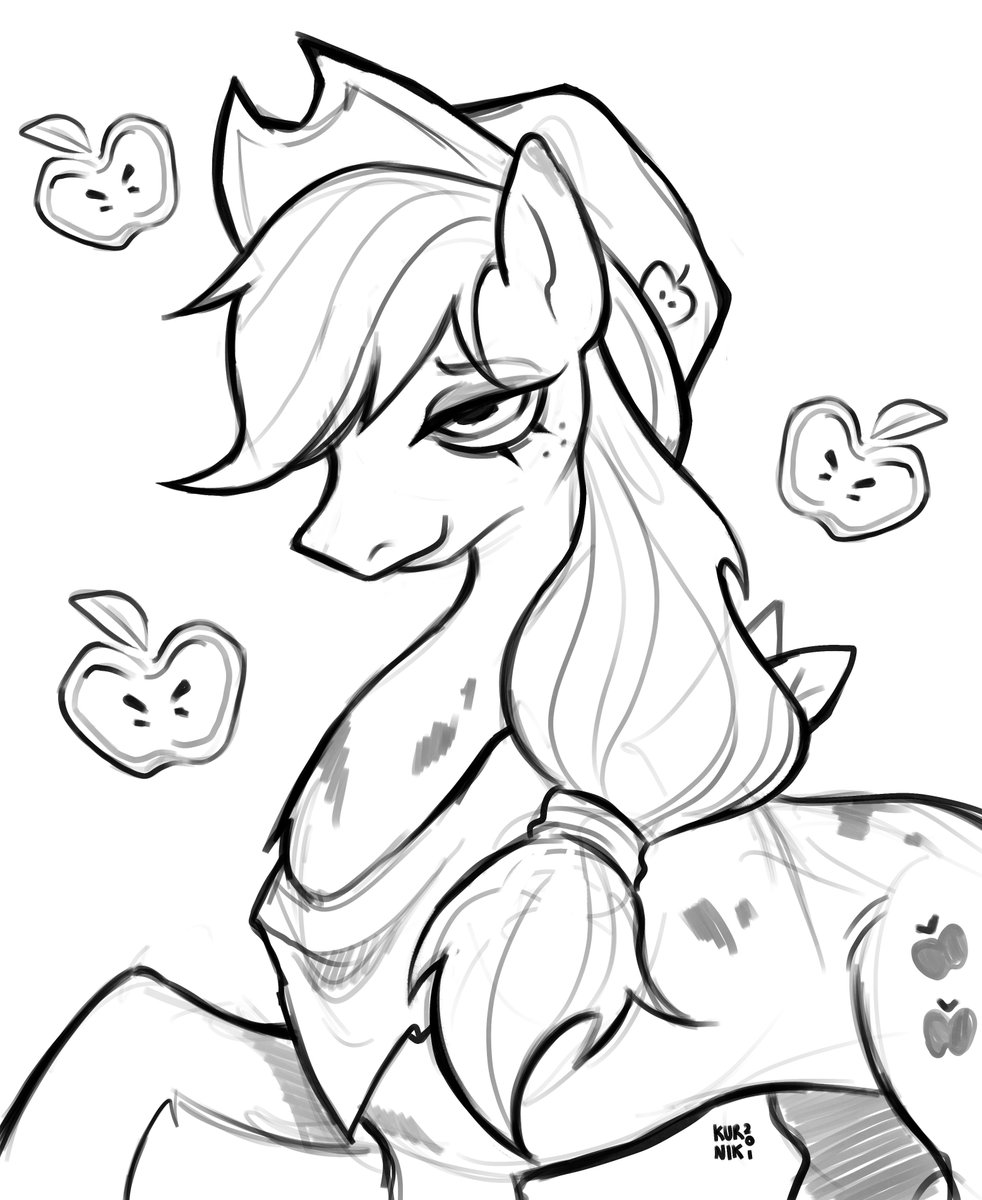kurnik201's tweet photo. inktober 1 day 🍎 #mlp https://t.co/CEUuSgS8jE