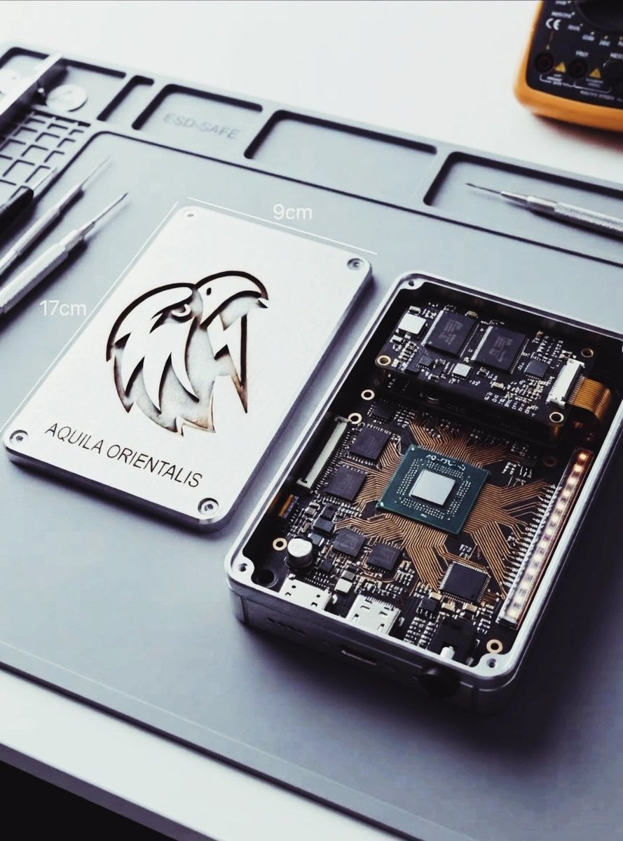 AquilaDepin's tweet photo. Those who wait with patience start winning. 🦅⚡️
​Quality is never a coincidence. We are stepping onto the stage with our custom CNC-machined aluminum enclosures, dedicated processor architecture, and uncompromising DePIN infrastructure. Pure engineering, real-world assets (RWA).
​⏳ $AQUO token launches this Sunday!
​To become one of the first hardware owners of this network and lock in your priority, the rule is simple:
​1️⃣ Get your tokens and hold them in your wallet (Diamond Hands 💎).
2️⃣ Drop your wallet address in the replies below.
3️⃣ Secure your spot on the official "Ghost Node" priority holders list.
​The early bird catches the network. The system is loading... 🔋🛰️
​#DePIN #AQUO #Solana #Web3 #Hardware