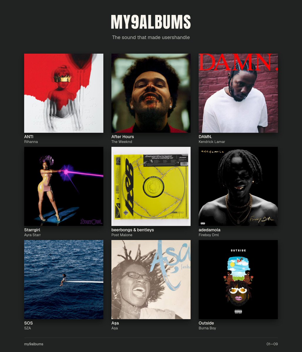 usershandle's tweet photo. The first 9 masterpiece albums that came to my mind: https://t.co/EIi1hW8hvp