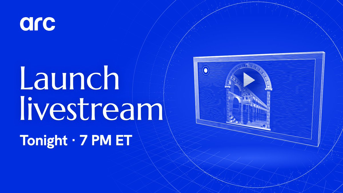 ARCreactorAI's tweet photo. Tonight we go live.

Watch the ARC launch livestream at 7 PM ET and join the AI revolution.

Own your AI
ethereum:0x672fdba7055bddfa8fd6bd45b1455ce5eb97f499 https://t.co/1REBnTZBlT