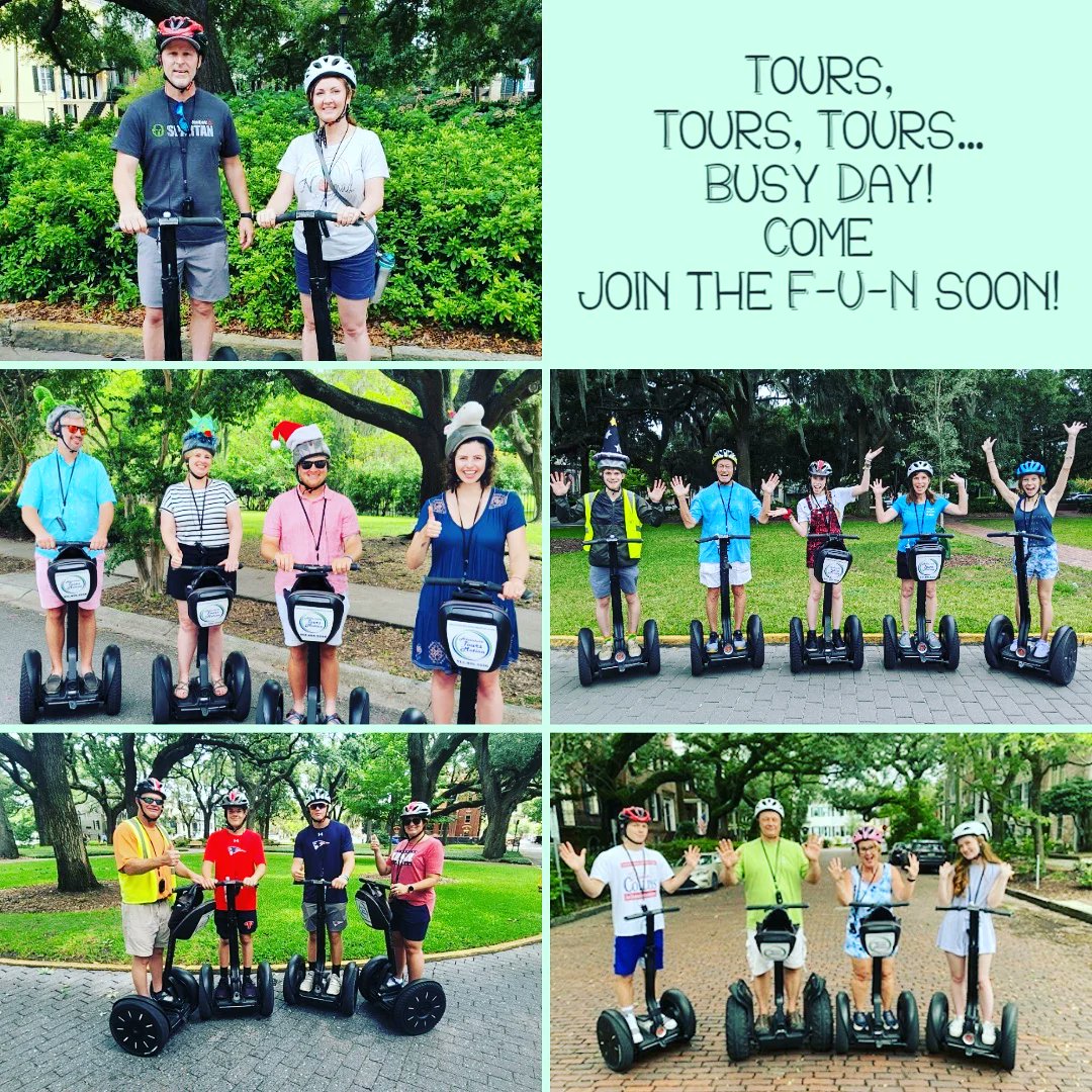 ToursinMotion's tweet photo. #savannahsegway #bucketlist #booknow #couples #friends #familyfun #corporateevents #historicsavannah #staycation #travelsavannnah #vacation #bachelorette #visitsavannah #biketours #segwaymemories #weekendgetaway #seniorfun #segway https://t.co/HlVXSznmtn