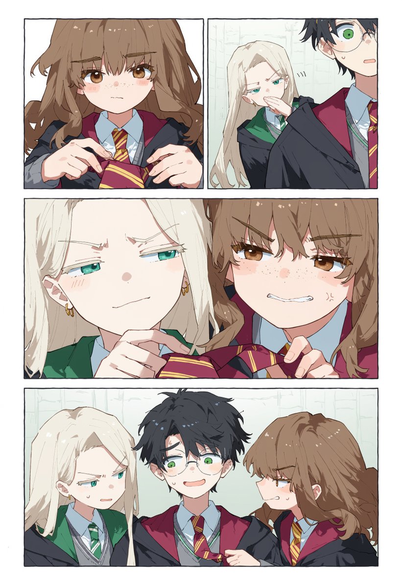 Baitang_QAQ's tweet photo. #malfoid #malfoy
领带战争
（1/2对话差分） https://t.co/WQVNiEqTfr