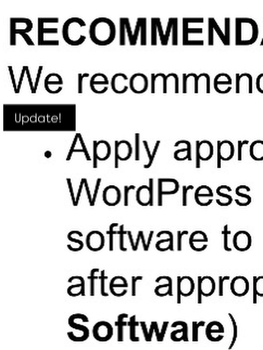 neuhytte's tweet photo. Urgent Wordpress Vulnerability Recommendation:  Patch Now &amp; Use the NIST 2.0 best practices 

If you have a Wordpress site and need help with this, we provide a full suite of Wordpress security services. One time or monthly subscription. 

#cybersecurity #wordpress https://t.co/AWFBBg8PCd