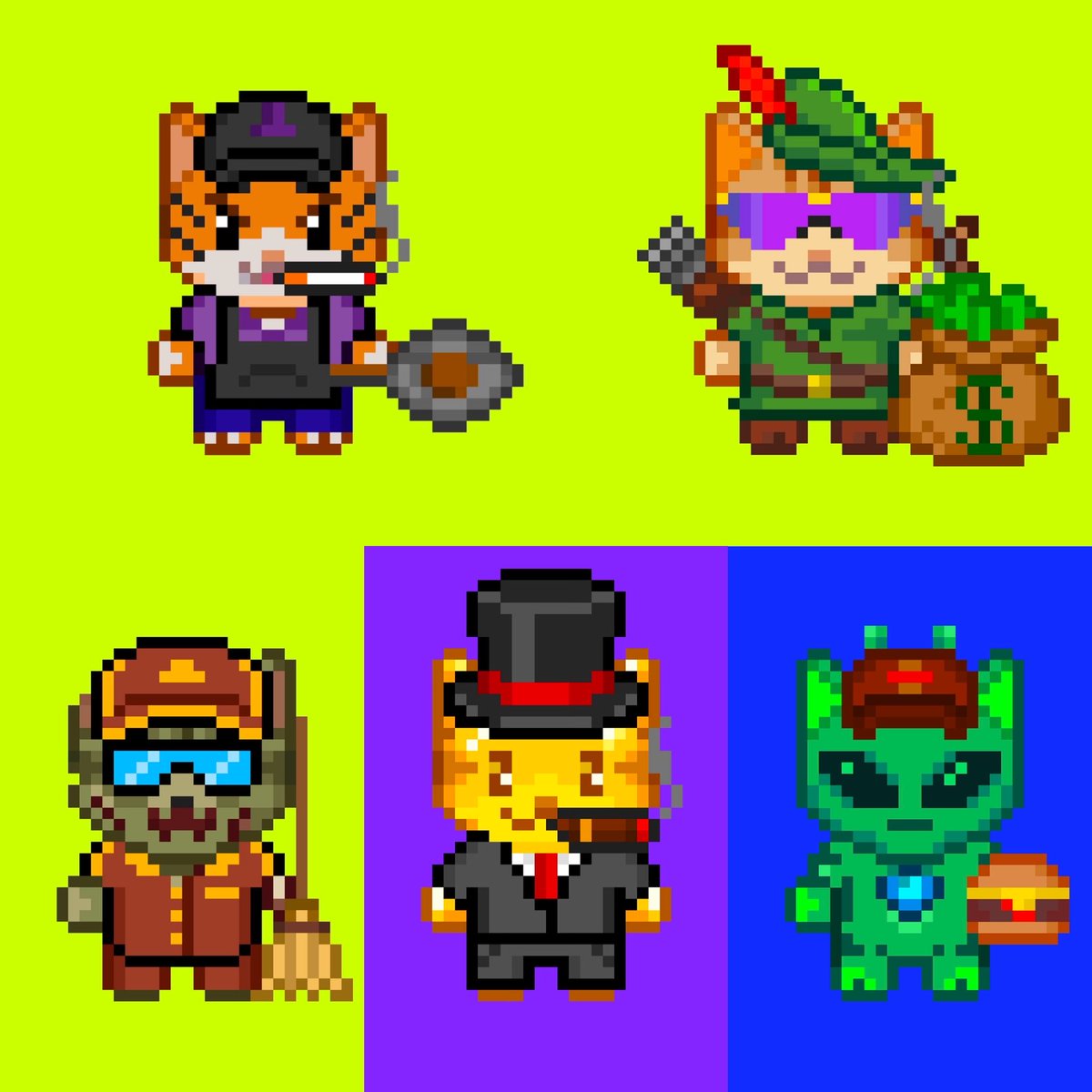 FFRobinCats's tweet photo. BREAKING: Your Fast Food Robin Cat has been hired. 🐱🍔

Now comes the important question…

What position will you get? 👇

🍔 Burger Flipper
🍟 Fry Cook
🧾 Cashier
🧹 Toilet Cleaner
👨‍💼 CEO

#NFTs #Crypto #Web3 #NFTCommunity #RobinhoodChain #Memecoin https://t.co/GSEn1exa5Q
