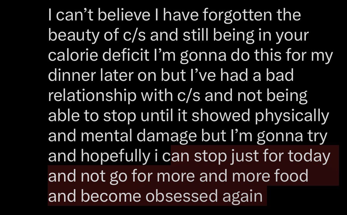 soonillbehappy1's tweet photo. I can’t believe I have forgotten the beauty of c/s and still being in your calorie deficit I’m gonna do this for my dinner later on but I’ve had a bad relationship with c/s and not being able to stop until it showed physically and mental damage but I’m gonna try and hopefully I https://t.co/CJXRdeH9U5