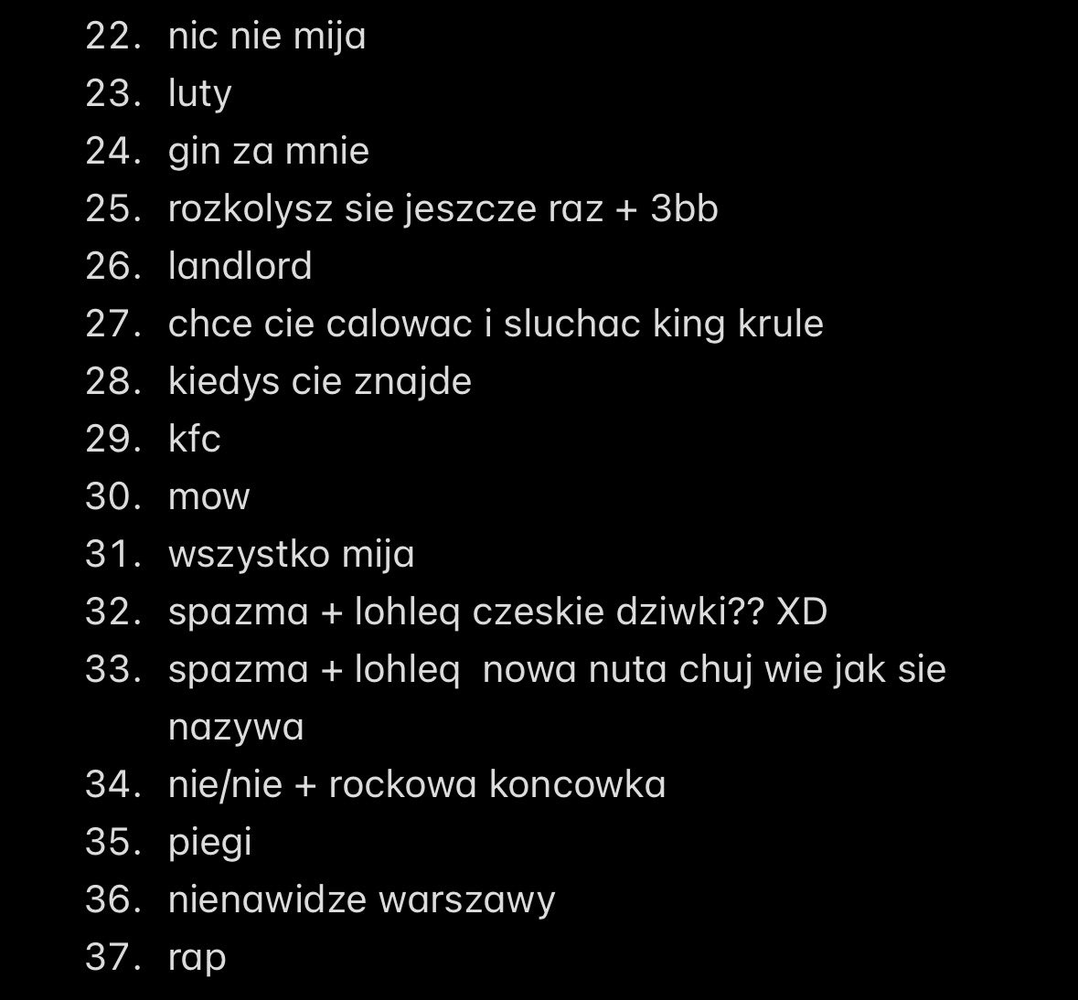chivasio's tweet photo. RIOTT SETLISTA TTORWAR DZIEN 1 UWAGA SPOILERY https://t.co/EEV2GQFT0z