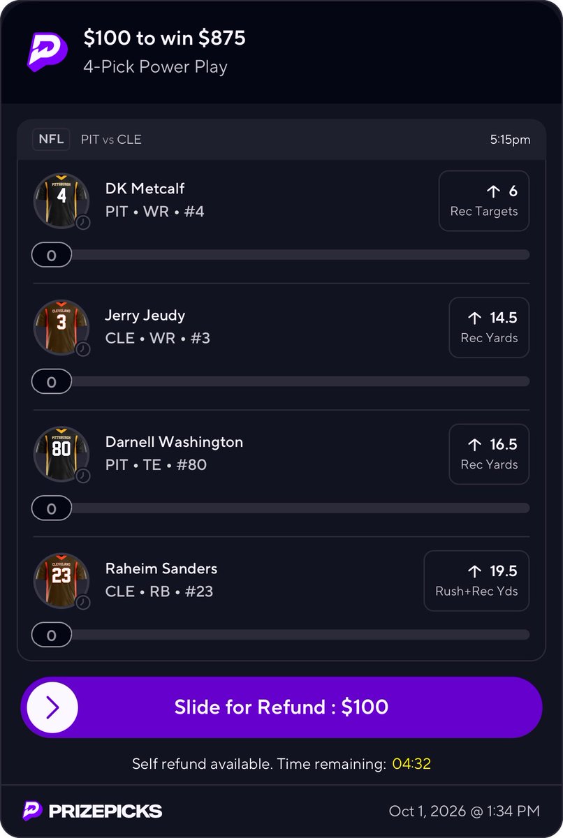 STEKCUB666's tweet photo. Let’s get the TNF 🏈 Play locked in

Darnell Washington ⬆️16.5 rec yards
Jerry Jeudy ⬆️14.5 rec yards
Raheim Sanders ⬆️19.5 rush + rec yards🐳
DK Metcalf ⬆️6 rec targets

Let me know if you’re tailing, I’ll see you when this cashes✅ https://t.co/98Hpsmxf1V