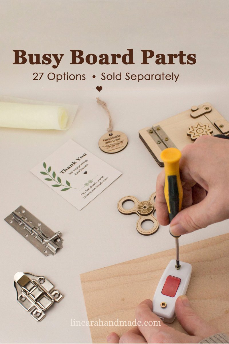 LinearaH's tweet photo. Building your own busy board? Choose individual gears, locks, switches and other activity components for your DIY project. https://t.co/tWbJXLWHtD