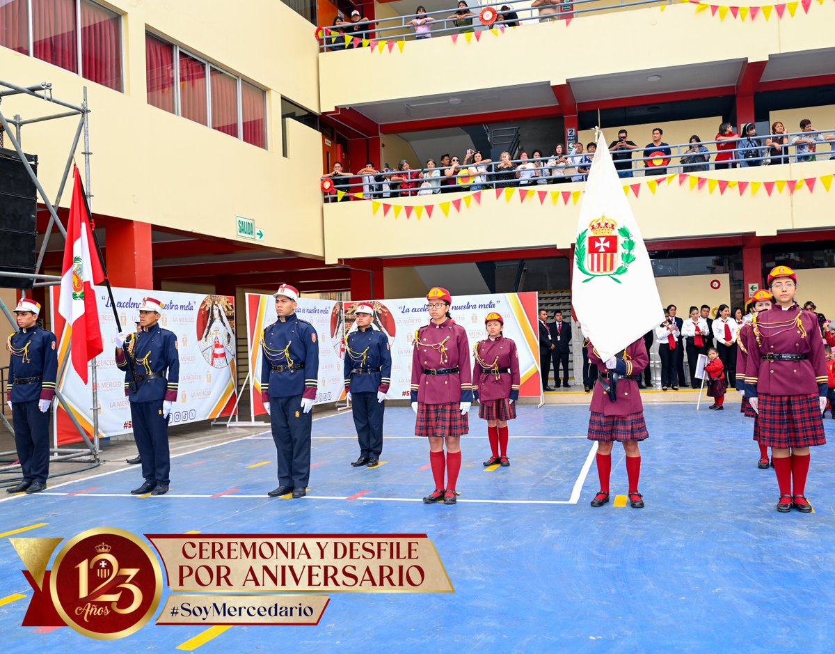 MercedHuacho's tweet photo. CEREMONIA Y DESFILE POR NUESTROS 123 AÑOS
La celebración de nuestros 123 años reunió a estudiantes, docentes y familias en una significativa Ceremonia y Desfile, donde reafirmamos el orgullo de pertenecer a una historia construida con valores, vocación y tradición mercedaria. https://t.co/6ibZ0yWmv8