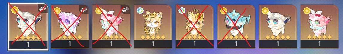 Helqiu's tweet photo. UPDATED!
Have:
 - Wavecrest collector
- Krenabis collector
- Vigethos collector

Looking for: 
- Evaneix collector
- Kafkanon collector
- Sesame Paste collector
❗️Im EU server!❗️
#kittyfurb #chimera #honkaistarrail #hsr https://t.co/Pctc9gEoBz