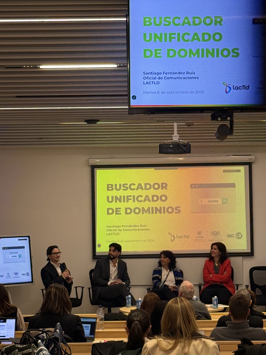 LACTLD's tweet photo. #LACTLD tuvo la oportunidad de presentar el Buscador 🔎 ante una audiencia de profesionales del derecho y de la propiedad intelectual en un evento organizado por
@nicargentina y el Centro de Propiedad Intelectual e Innovación de @UdeSA
https://t.co/F1WGX9uayD https://t.co/nhE0XzgYut