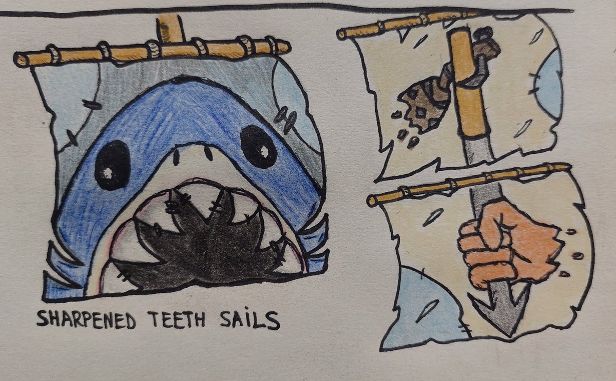 HLariash's tweet photo. So, Sails, huh ? 😁
(I'll throw in a Flag as well ! ^^)
#SoTSailDesignComp #SeaOfThieves https://t.co/AVU12H8Ia8