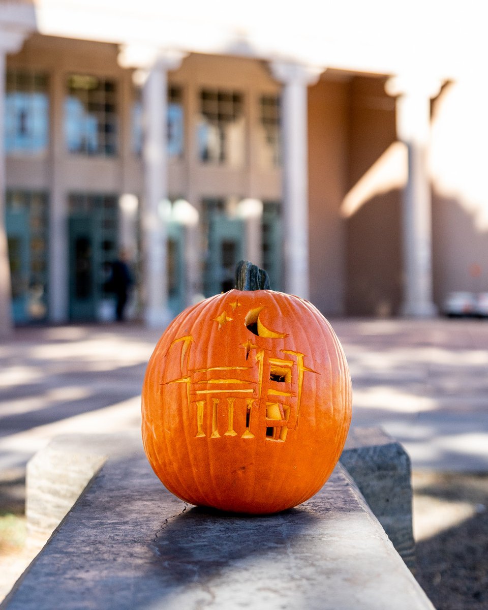UNM's tweet photo. Happy October 1, Lobos 🎃
Check out our collection of iconic Jack-o'-lantern stencils to bring a bit of UNM to your fall decor. 

Download below ⬇️
https://t.co/koiDA4AErH https://t.co/ScclDLHm6K