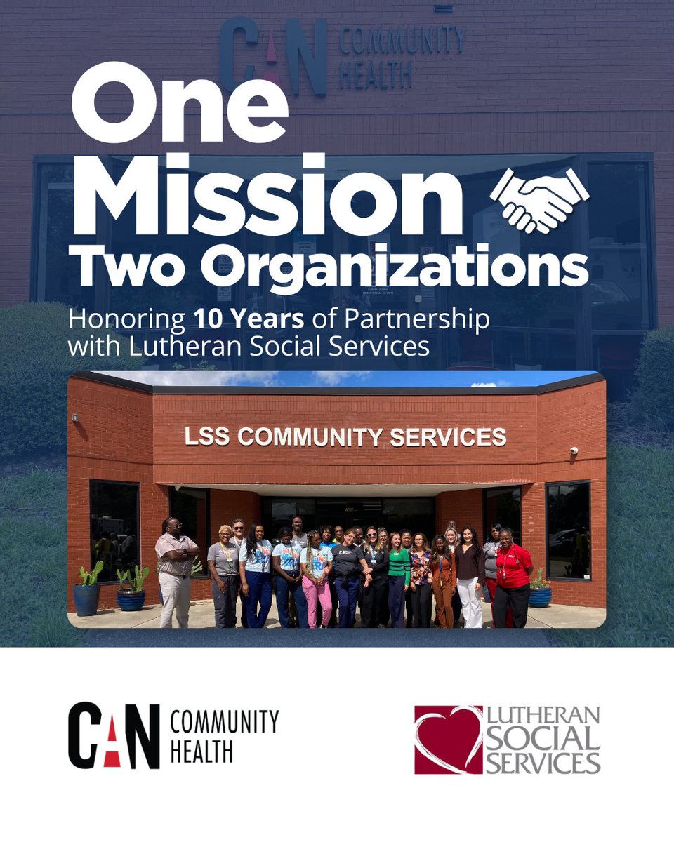 CANCommHealth's tweet photo. For a decade, #CANCommunityHealth and @LSSJAX  have shared a home and a commitment to making care more accessible in Jacksonville.🤝

#Jacksonville #LSSjax #CANjacksonville #LutheranSocialServices https://t.co/9TZpf5lyff