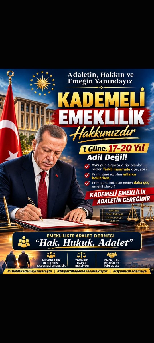 adallet79's tweet photo. @RTErdogan Sayın Cumhurbaşkanım 17/20 yıl aynı nesil fark Adaletli değil KADEMELi emeklilik acil yasalasmali işçi çalışana Alinteri tez zamanda verilmeli Eyt yasasıyla Aramızda 2 yıl fark olan is arkadaşım şimdi 17/20 sene fark var https://t.co/EkZvU7WkrT