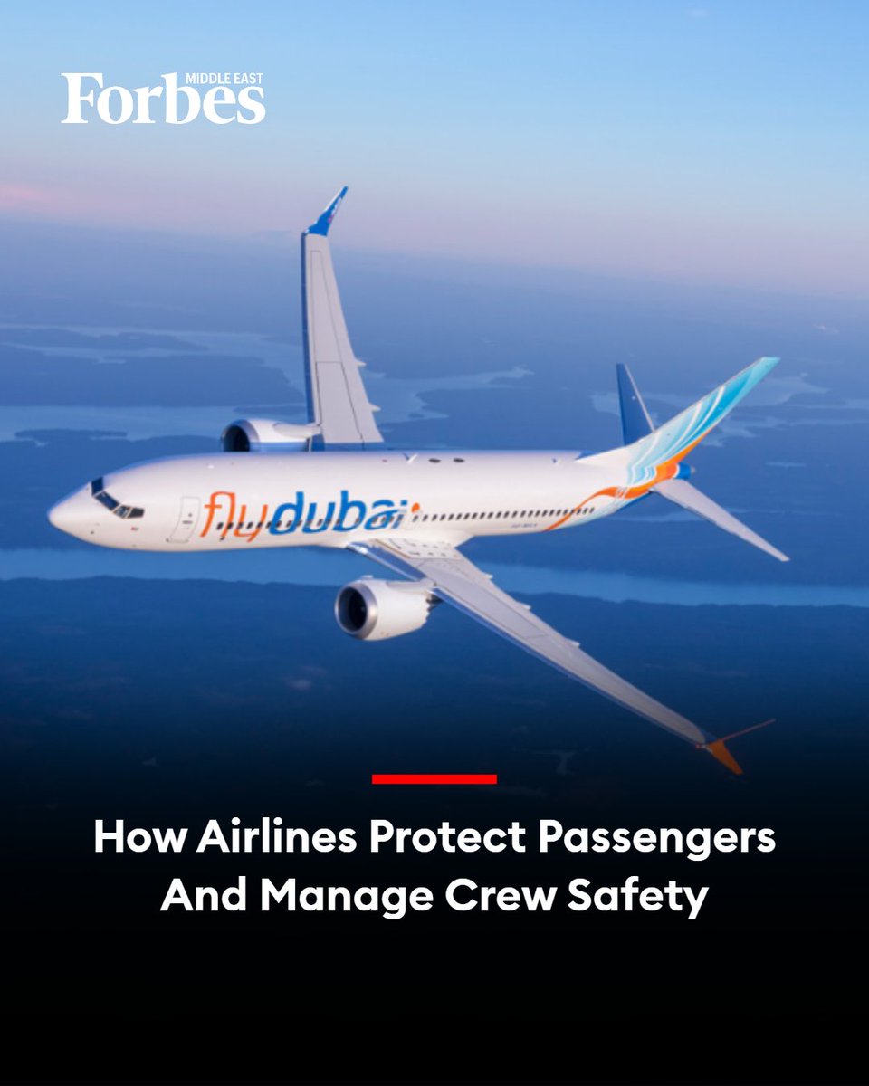 Forbes_MENA_'s tweet photo. How do airlines keep passengers and crews safe when things go wrong? From cockpit security and pilot fitness to fatigue management and emergency training, these are the safeguards behind every flight.

#Forbes

For more details: 🔗 https://t.co/uARm3s9cNI https://t.co/pHV7hnAxo5