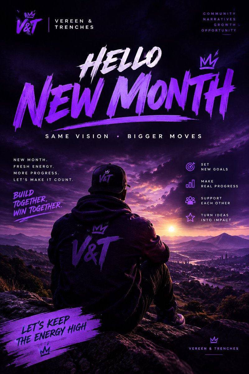 Biggest_Simdav's tweet photo. New month. Fresh energy. Bigger moves. 🟣

October, we build brick by brick. Same vision, stronger execution.

BUILD TOGETHER, WIN TOGETHER. 

@Vereen561 https://t.co/BxIFzMZtPE