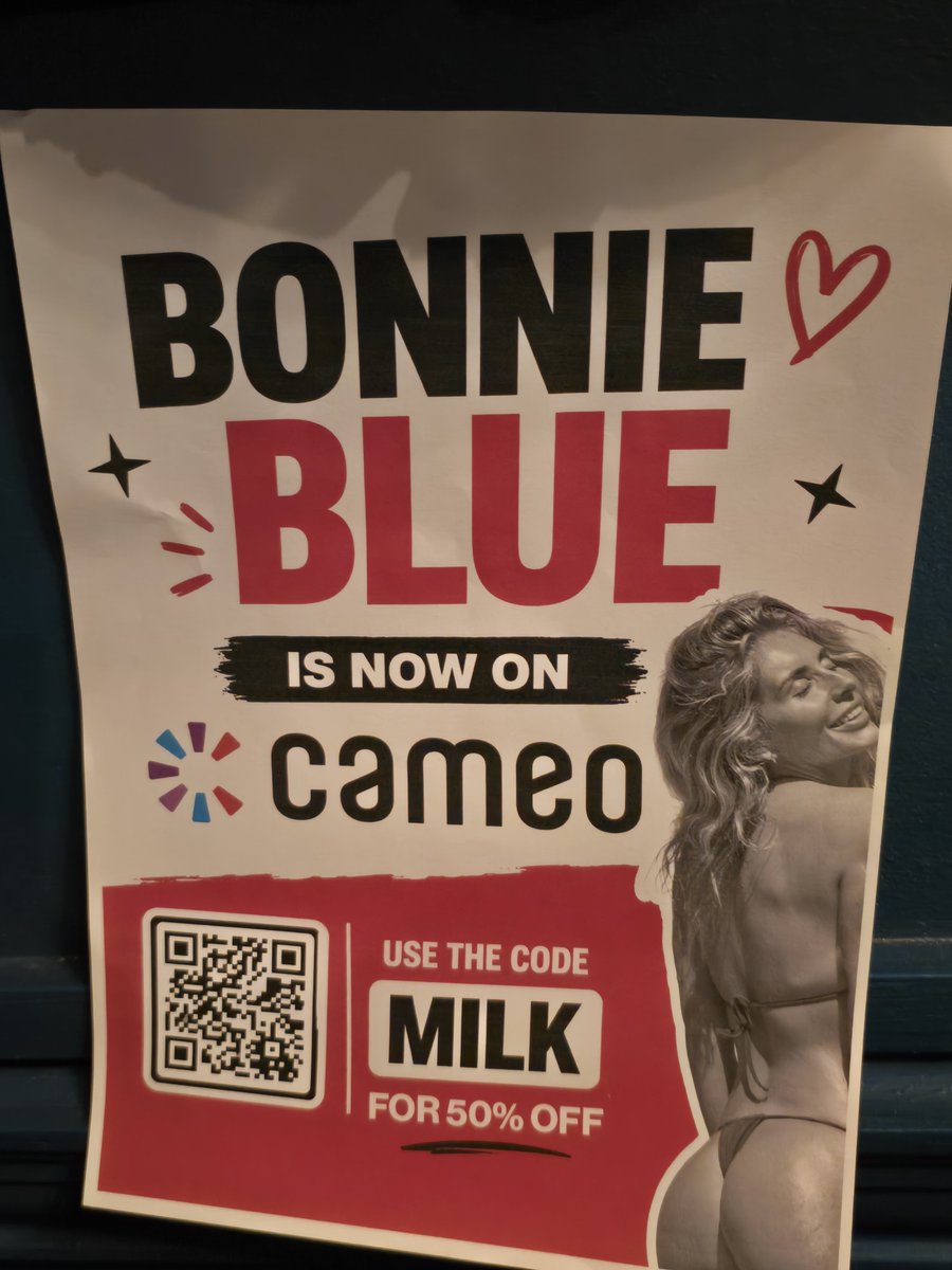 Cameron_Panda1's tweet photo. Invite to come to @BonnieBlue_xoxo's pregnancy blowjob and handjob event on 4 July 2026 at an infamous central London address. Same day as the London Gay Pride. Queue of men outside. Allocated to batches to be filmed for this group event. There was even a fluffer. https://t.co/ZhdHgUB6VL