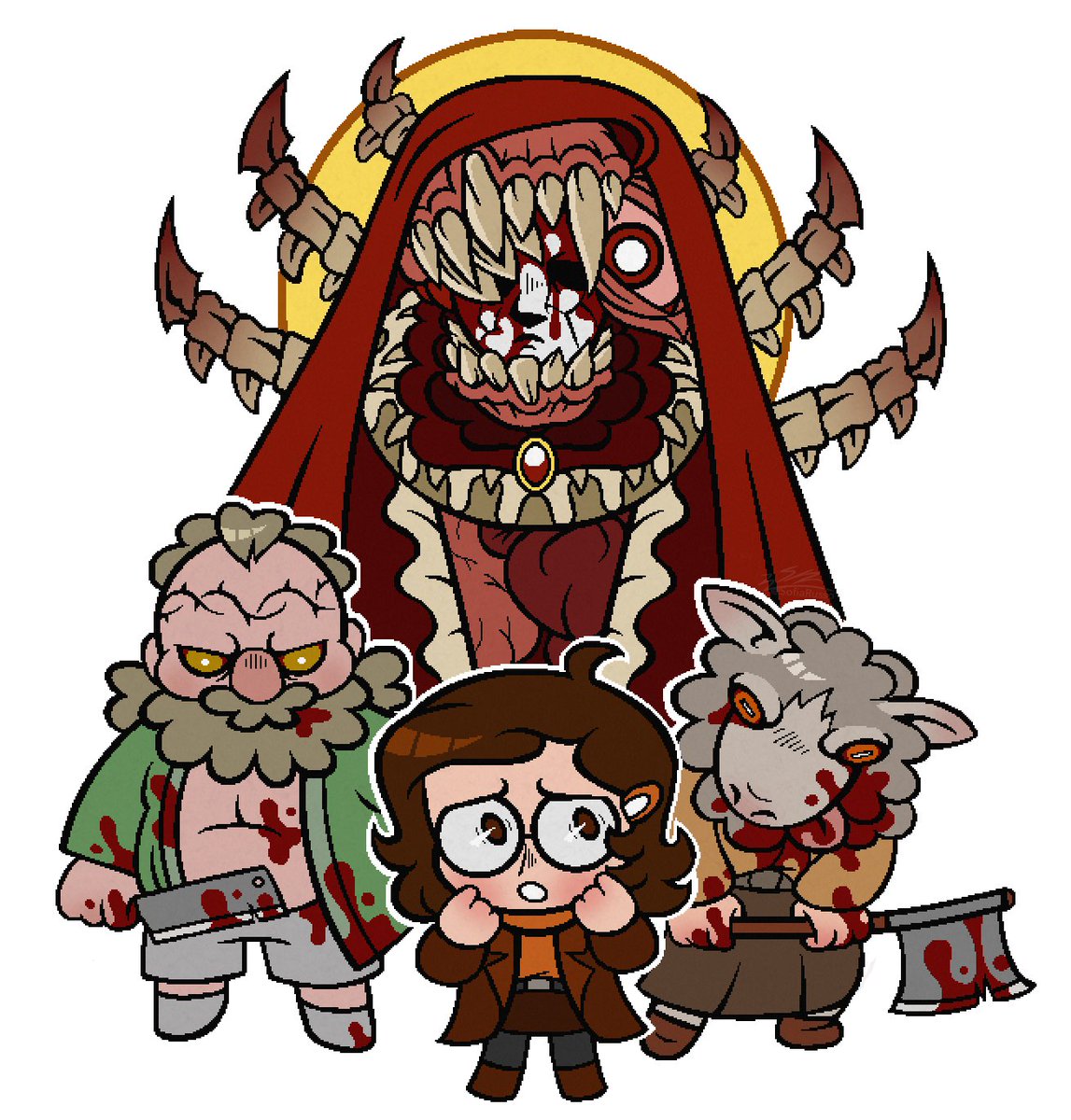 unlucky_Gurl_'s tweet photo. Genuine question: Would you guys like or mind if I started sharing my progress on my little horror game project sometimes, such as concept art, work in progress or just random trivia regarding it? https://t.co/a1KAEd8EKM