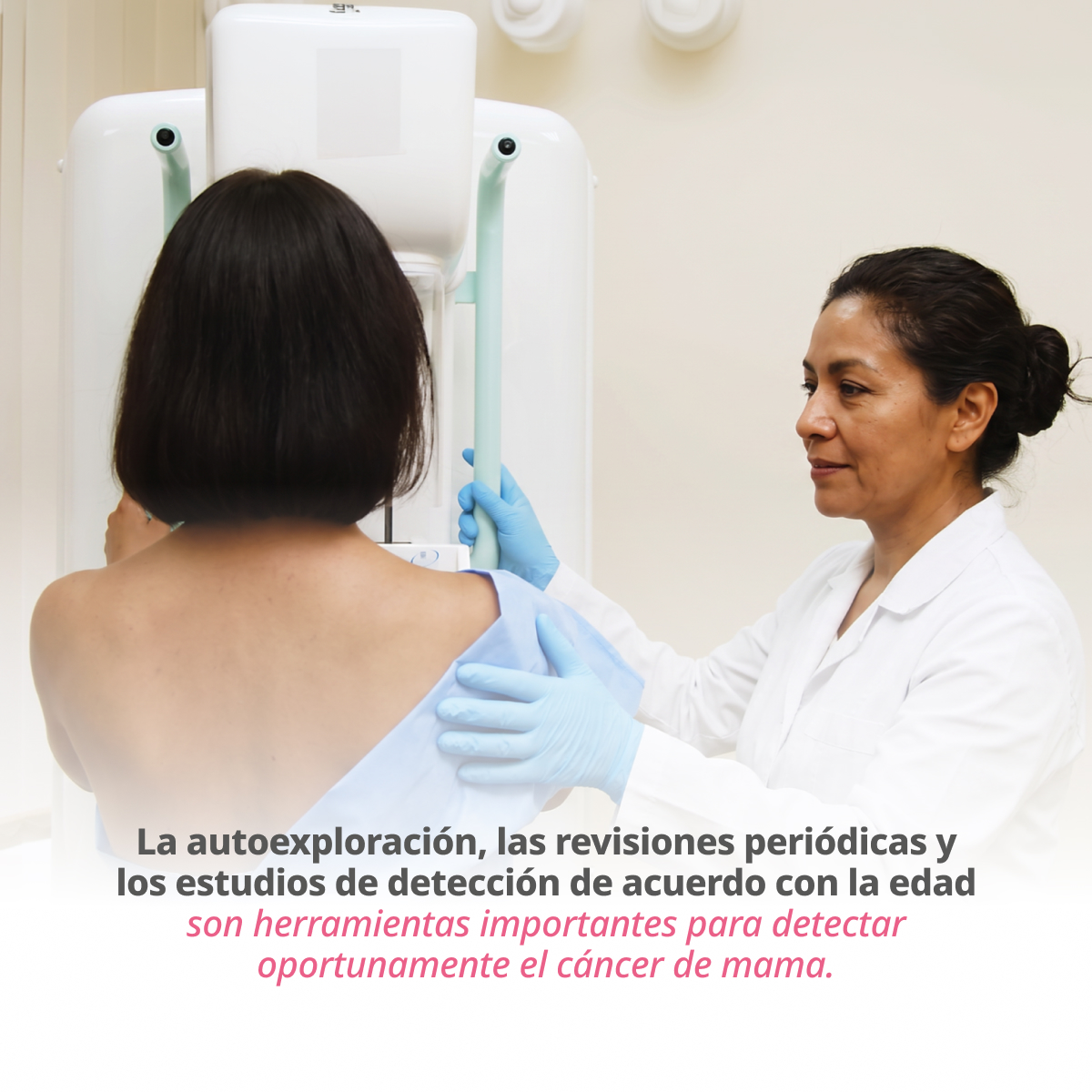 SSalud_mx's tweet photo. Mes de octubre | Mes de Sensibilización sobre el Cáncer de Mama

Octubre es el Mes de Sensibilización sobre el Cáncer de Mama, una oportunidad para reforzar la importancia de la prevención y la detección oportuna. 🎀

Conocer tu cuerpo y prestar atención a cualquier cambio en las mamas puede contribuir a identificar alteraciones que requieren valoración médica.

Acude a tu unidad de salud para recibir orientación y conocer las acciones de detección recomendadas de acuerdo con tu edad y antecedentes. 🩺

La prevención es una de las mejores herramientas para proteger tu salud. 💗

Infórmate en: https://t.co/VmIWhGU7Iz