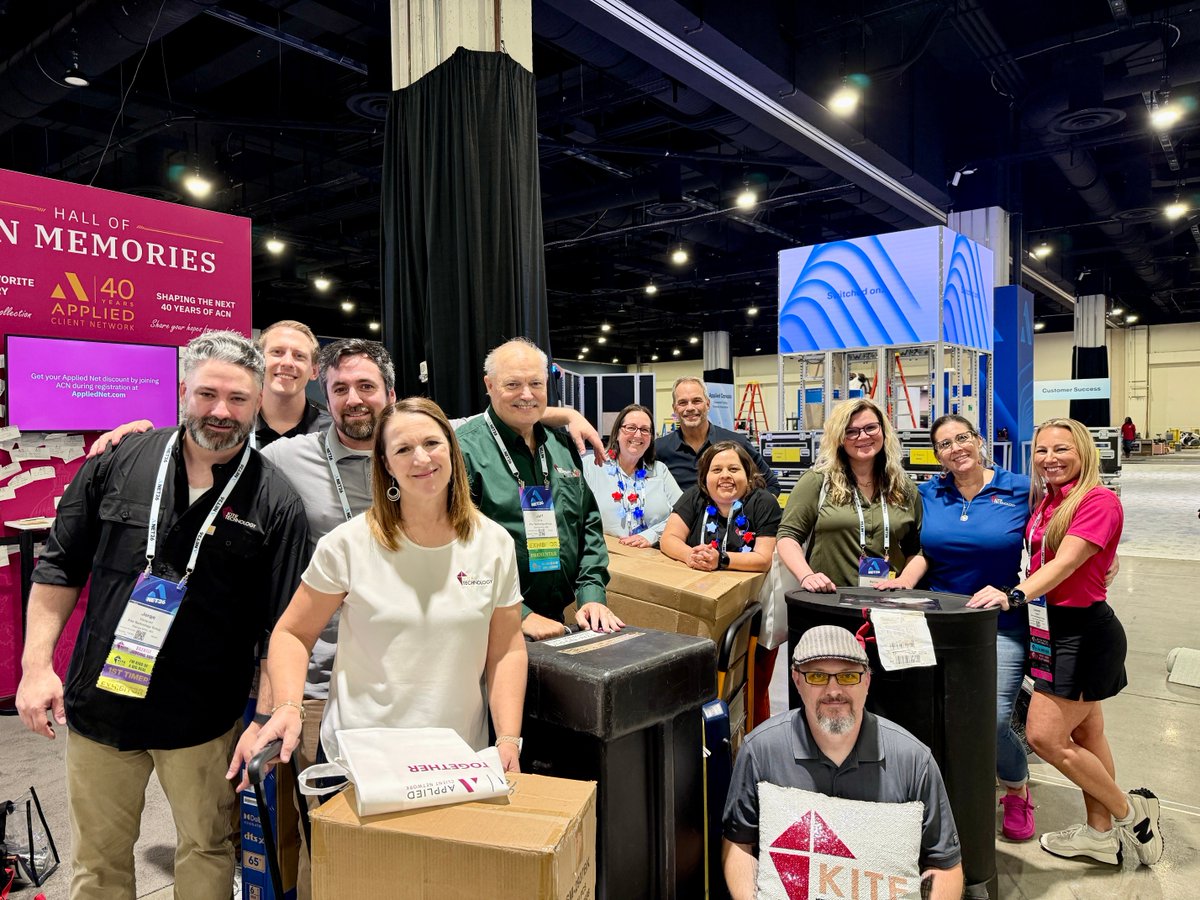 KiteTechGroup's tweet photo. And that’s a wrap on Applied Net 2026! 🎉

What an incredible week connecting with so many of you! It was especially great to spend time with our remote team members and finally bring everyone together in person. Until next year, Applied Net! 👋

Swipe to see how we’re feeling.😴 https://t.co/GPxNEeV0Uc