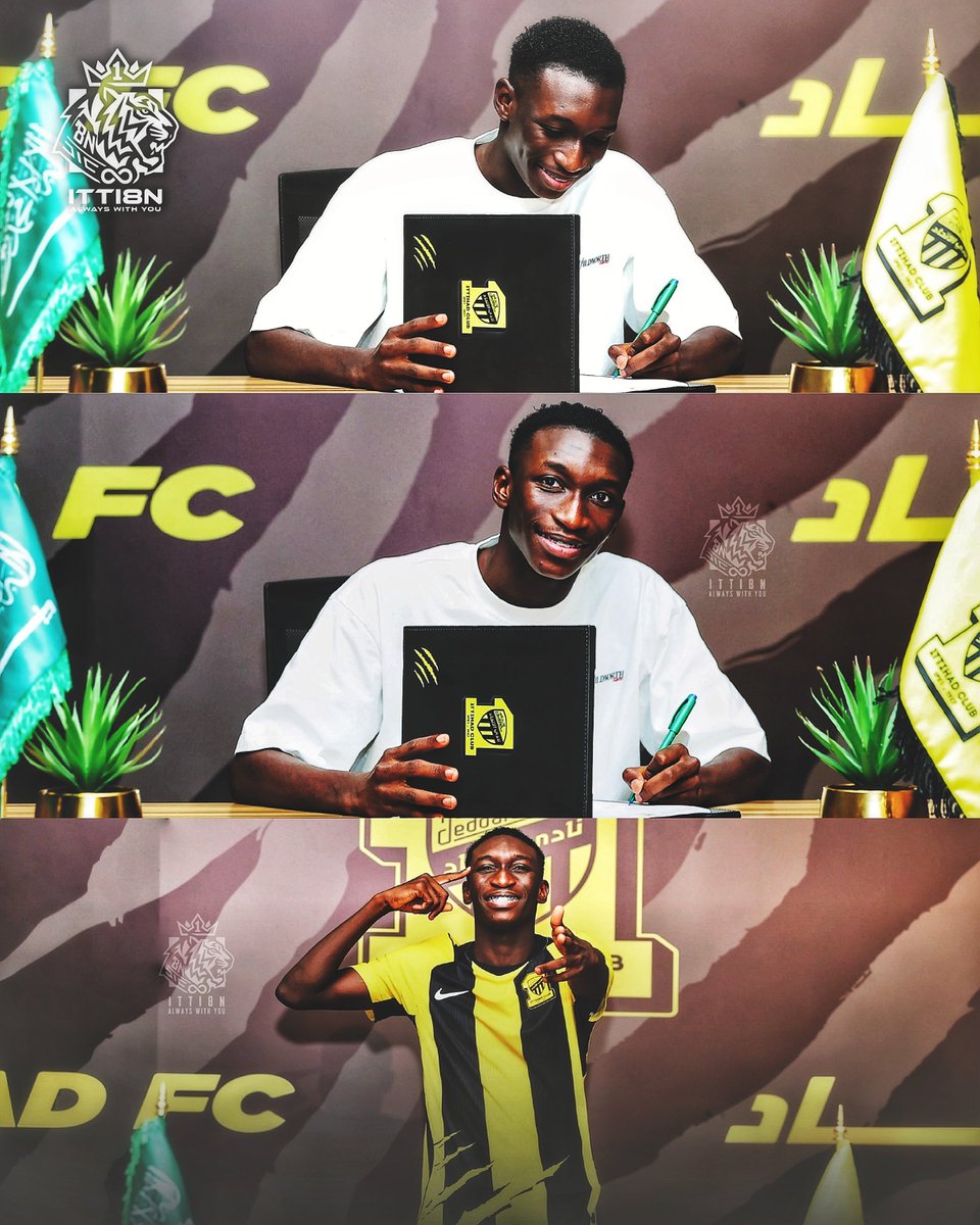 ITTI8N's tweet photo. من مراسم توقيع عقد "سيف احمد هوساوي" 🐅💛🖤..
🟡 16 عام
⚫ مهاجم
🟡 3 مواسم
#الاتحاد #صيفية_العميد https://t.co/fviWJzl1DY