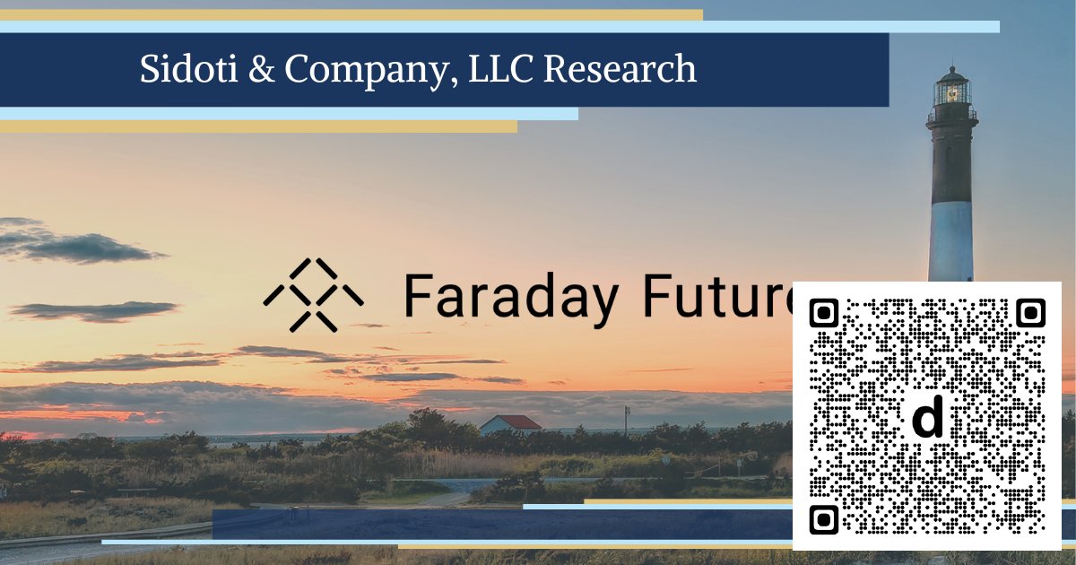 SidotiResearch's tweet photo. New research today on @FaradayFuture $FFAI #sidotiresearch
Read note: dlvr.it/TVknTQ
#investing #smallcap #microcap https://t.co/trmPPGsPRN