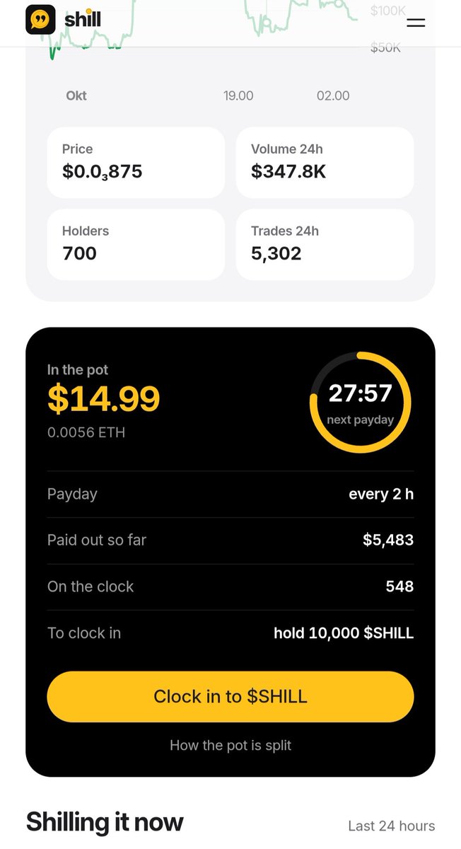 TELboys9's tweet photo. It's not just a token, it's a voice that can't be silenced. ⚡

While others are simply following trends, $SHILL stands with its own identity.🤝

$SHILL takes us into a bull market 

Ca : 0x93cfF6Dc0cf59680b8d85b9F3312a24bF1a7c1D8

Always hold and buy 🤝 https://t.co/AsczHXGGUT