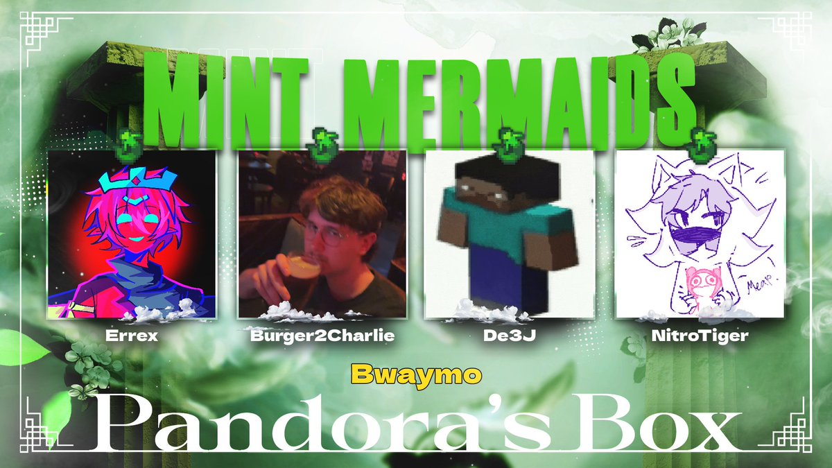 cambwaymo's tweet photo. Up next for PB: Bwaymo teams!
The Mint Mermaids!
@ItsErrex 
@burgercharlie05 
@De3J__ 
@NitroTiger6801 https://t.co/0OSDMI0g7Y