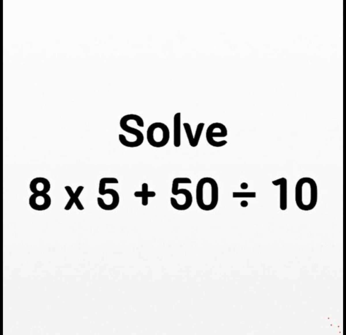 itx_Isabella's tweet photo. Solve it 👀🫨
Don’t Use Calculator Use your Brain 🧠 

Drop your answer in comments 🫨👀 https://t.co/qY60980x7h